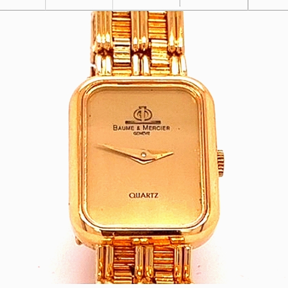 18K Yellow Gold Baume & Mercier Quartz Ladies Wris - Picture 4 of 4